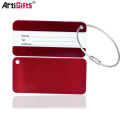 Custom design souvenir metal aluminum luggage tag